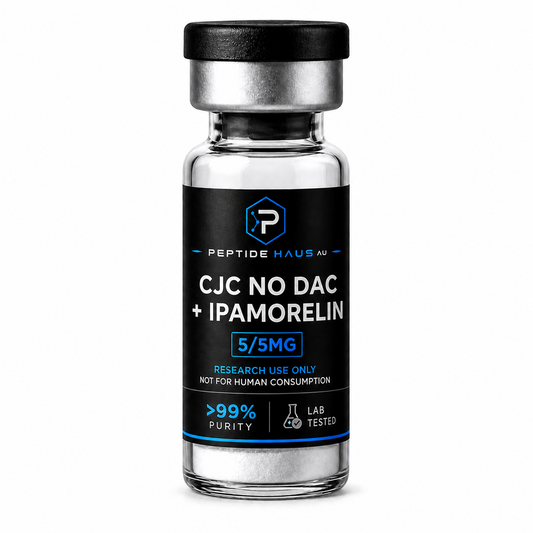 CJC-1295 No DAC and Ipamorelin 5/5mg research blend vial